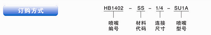 工業(yè)霧化噴嘴（扇形、圓形虹吸/重力）訂購方式